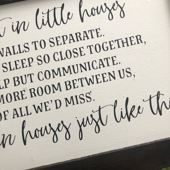 Love Grows Best In Little Houses Farmhouse Sign - Picture 4 of 8